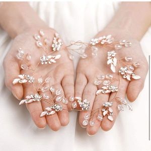 Unicra Leaf Wedding Hair Vine Flower Bridal Hair Piece